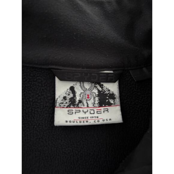 Spyder Men's Pullover with Black and Gray Panels - Picture 2 of 8